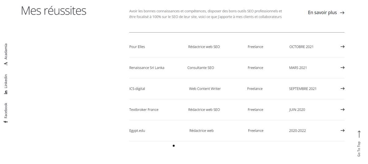 Création du site d’une rédactrice web SEO – webdesign et branding par Swagner