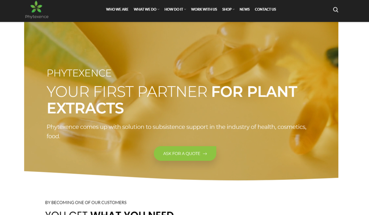 Création du site e-commerce Phytexence– webdesign et identité visuelle réalisés par Swagner