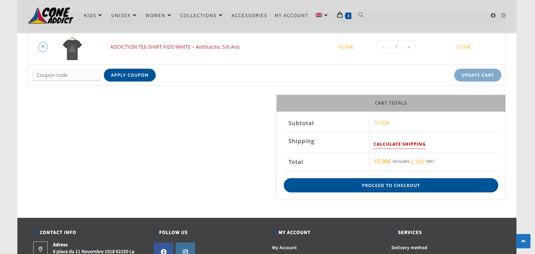 Création du site e-commerce Cône Addict – design, UX et branding par Swagner