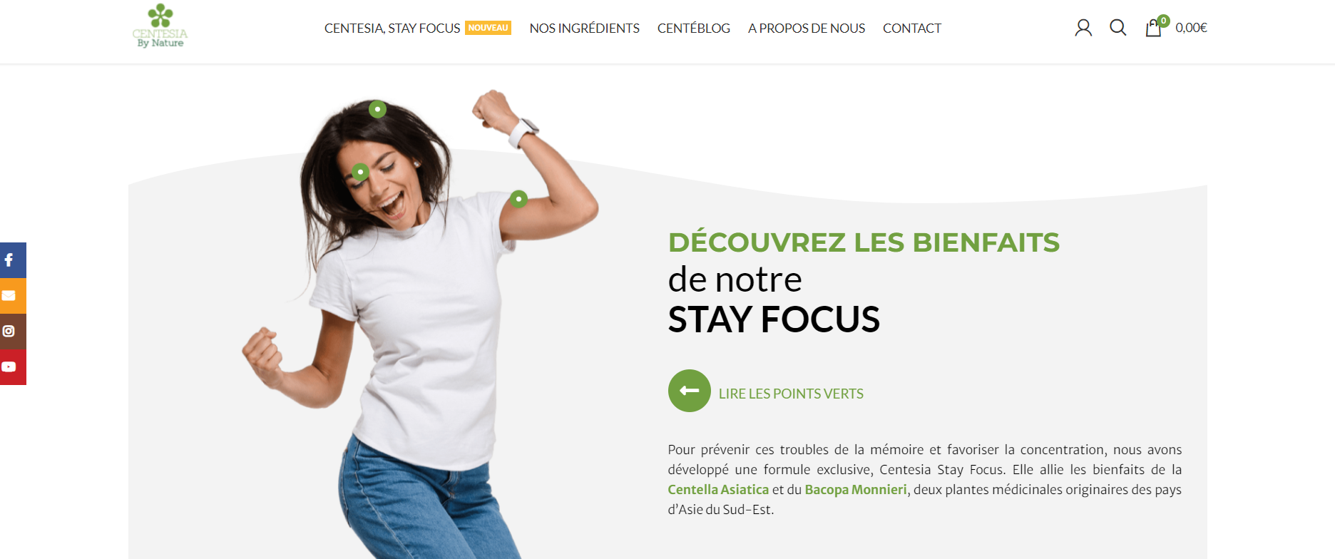 Création du site e-commerce Centesia by Nature – webdesign et identité visuelle réalisés par Swagner