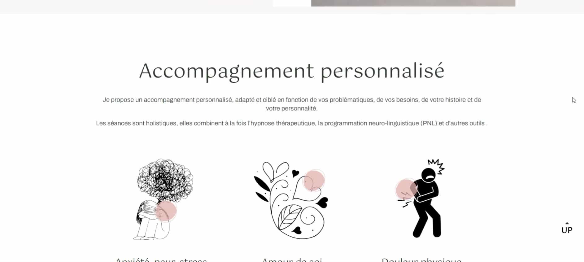 Création du site Jihane Haïda – webdesign, illustrations thématiques et identité visuelle par Swagner
