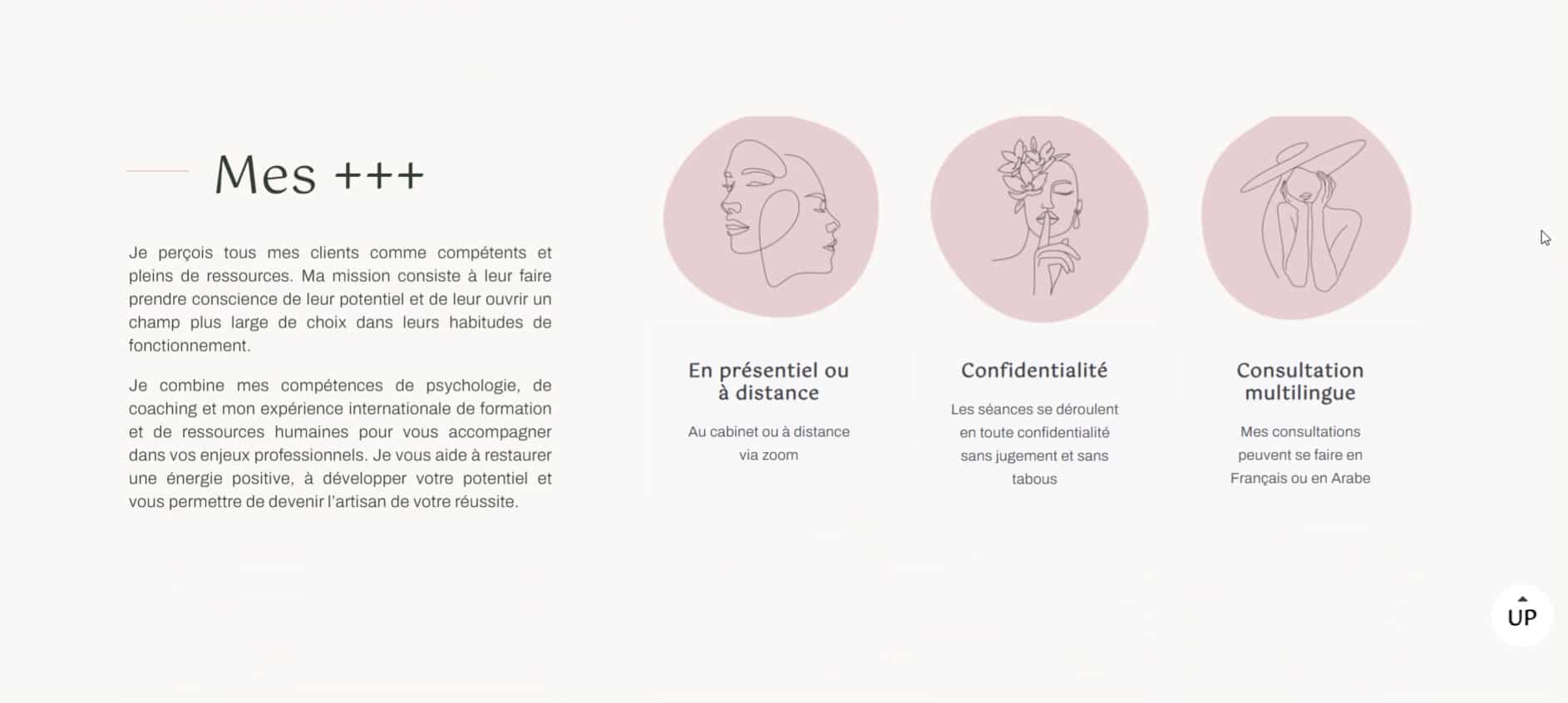 Création du site Jihane Haïda – webdesign, illustrations thématiques et identité visuelle par Swagner
