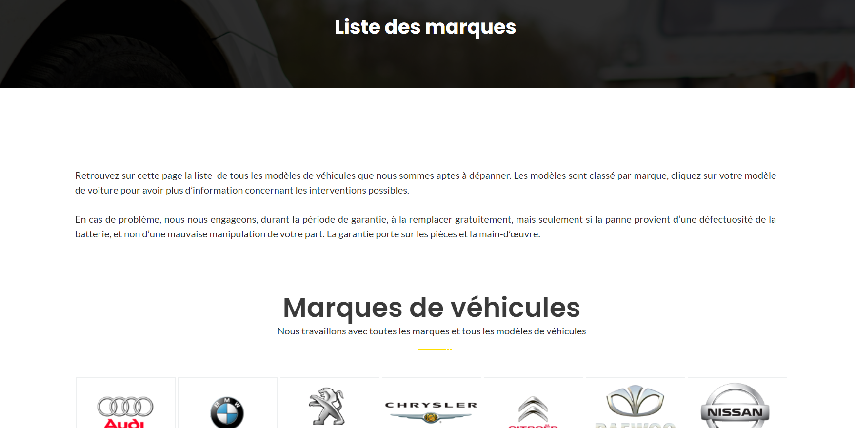 Création du site Team Dépannage – webdesign et identité visuelle réalisés par Swagner