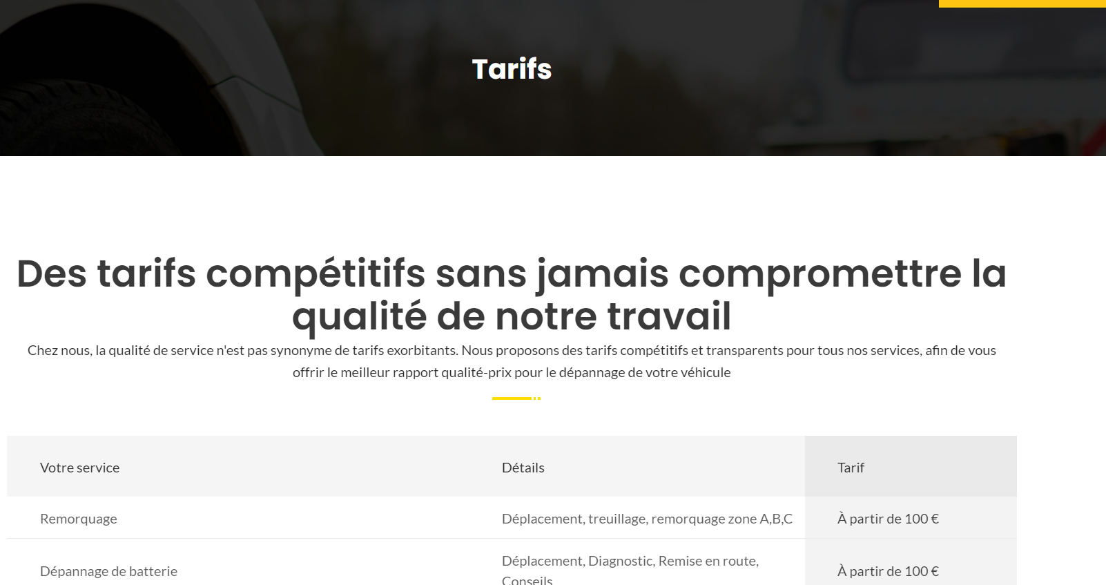 Création du site Team Dépannage – webdesign et identité visuelle réalisés par Swagner