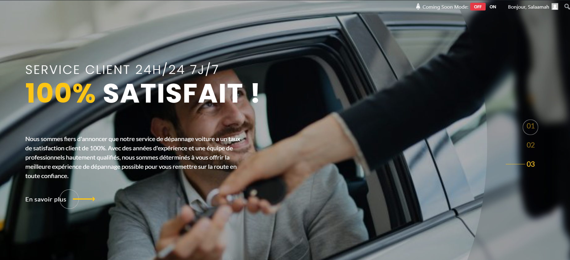 Création du site Team Dépannage – webdesign et identité visuelle réalisés par Swagner