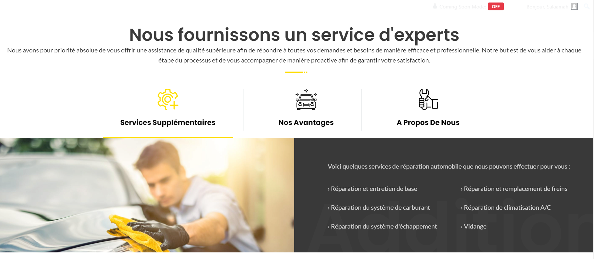 Création du site Team Dépannage – webdesign et identité visuelle réalisés par Swagner