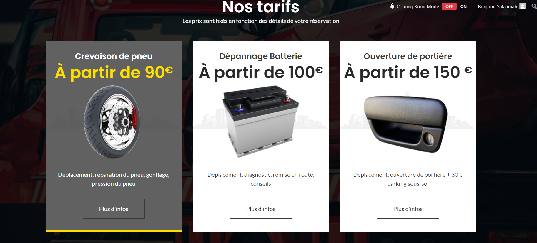 Création du site Team Dépannage – webdesign et identité visuelle réalisés par Swagner