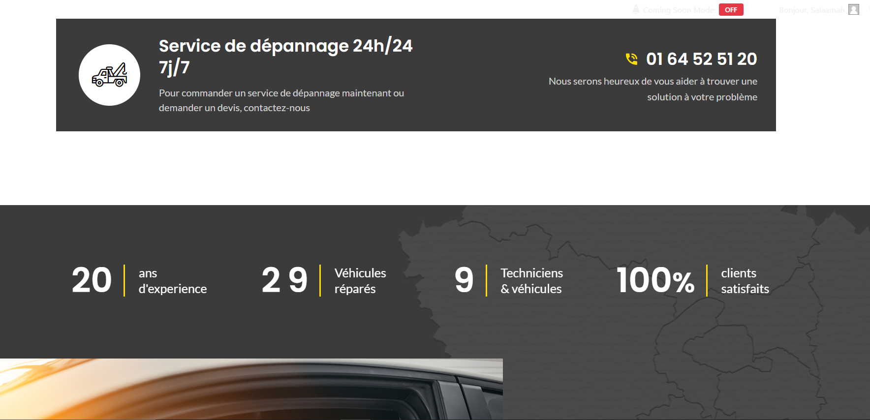 Création du site Team Dépannage – webdesign et identité visuelle réalisés par Swagner