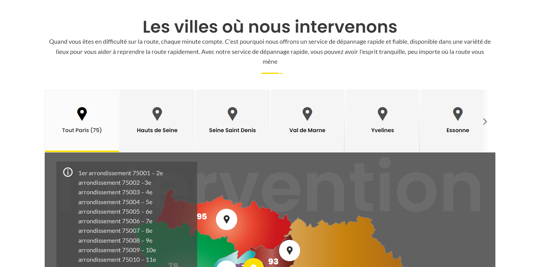 Création du site Team Dépannage – webdesign et identité visuelle réalisés par Swagner