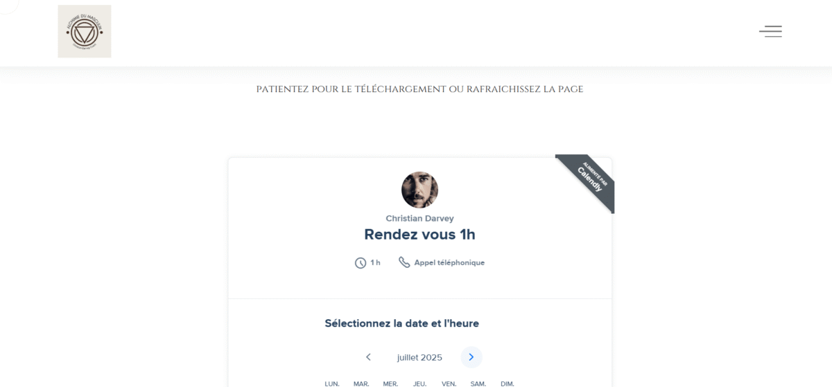 Création du site Alchimie du Masculin – webdesign et univers graphique par Swagner