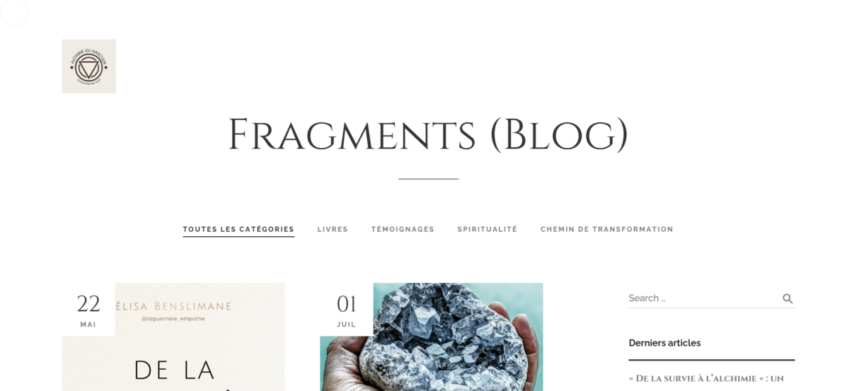 Création du site Alchimie du Masculin – webdesign et univers graphique par Swagner
