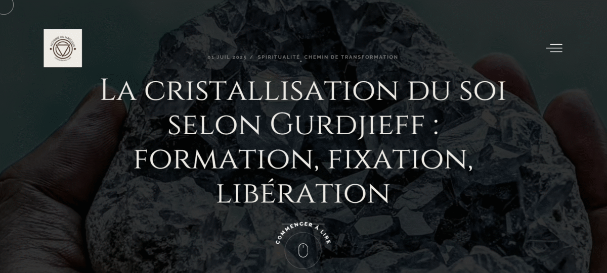 Création du site Alchimie du Masculin – webdesign et univers graphique par Swagner