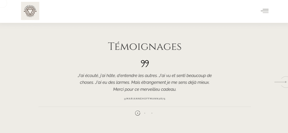 Création du site Alchimie du Masculin – webdesign et univers graphique par Swagner